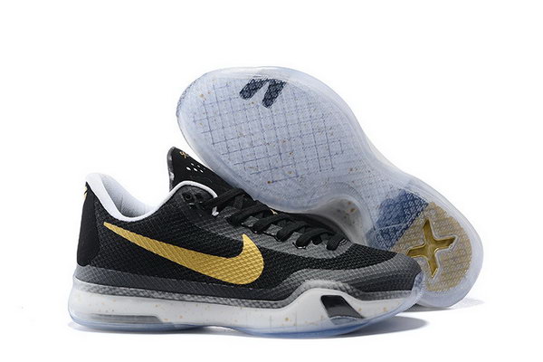 Nike Kobe 10 Sliver Black Shoes Low Cost